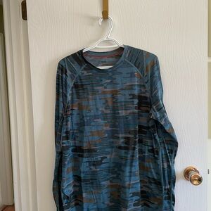 Saxx Viewfinder Men Polyester/Merino Wool Long Sleeve Crew Neck T-Shirt